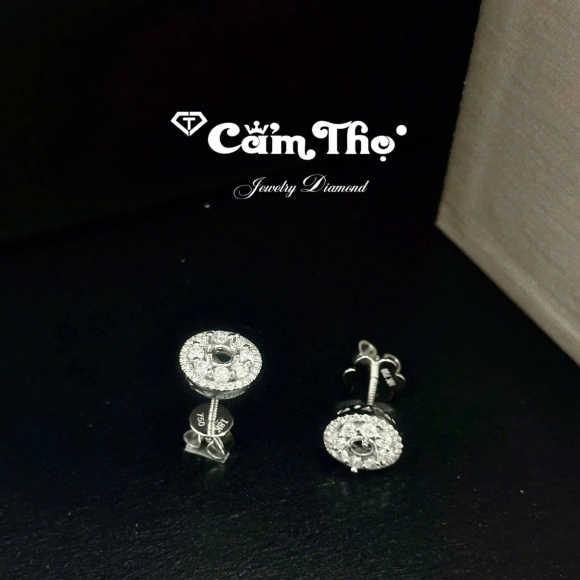 Bông tai kim cương